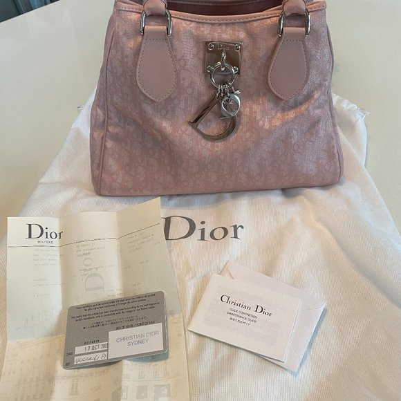 Christian Dior Pink Diorissimo Lovely Small Tote - Picture 1 of 10